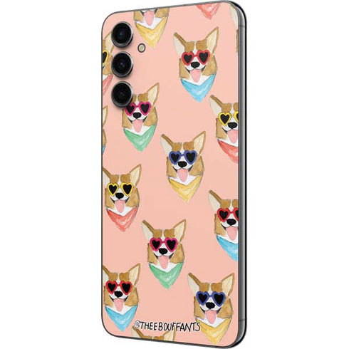 Bouffants and Broken Hearts Corgi Love Galaxy A14 5G Skin